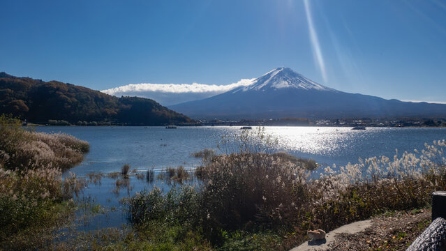 Fuji mountain, lake kawaguchiko, Japan
