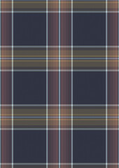 Seamless Plaid Pattern in Dusty Rose Brown and Beige Tones
