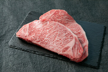 和牛 ロース ステーキ肉 牛肉 Wagyu beef loin Steak meat Beef