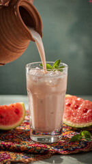 Refreshing Drinks Photography with Lassi Nimbu Pani and Colorful Sharbat
