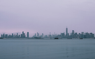 Obraz premium all skyline New York City panoramic