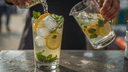 Refreshing Drinks Photography with Lassi Nimbu Pani and Colorful Sharbat