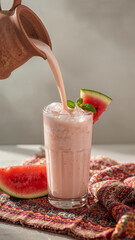 Refreshing Drinks Photography with Lassi Nimbu Pani and Colorful Sharbat