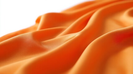 A vibrant tapestry of flowing saffron silk, whispering tales of Diwali illuminations and solstice celebrations, dances with ethereal warmth