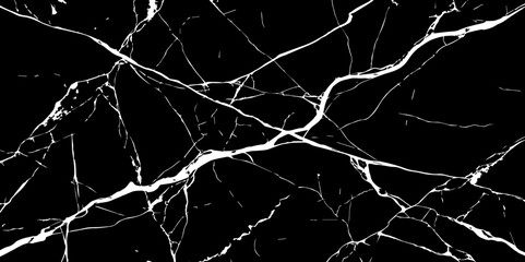 "A striking, high-contrast black and white abstract pattern resembling fractured glass or lightning bolts across a dark sky, emphasizing sharp lines and dynamic tension." © feroj