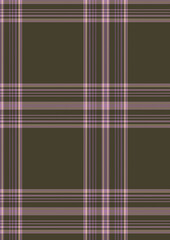 Seamless Olive Green Pink Plaid Pattern Texture Background