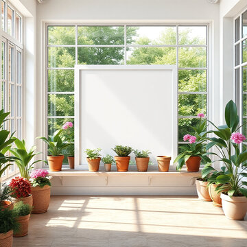 blank canvas mockup in a contemporary room stylish interior design with customizable artwork presentation for creatives digital art display high quality image for artists and designers showcasing vers