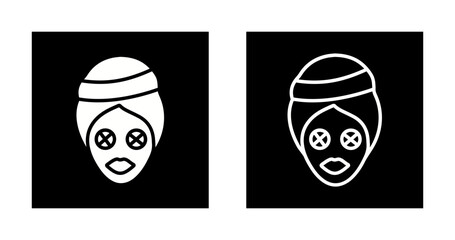 Obraz premium Beauty Mask Vector Icon