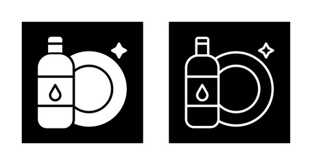 Dishwashing Vector Icon