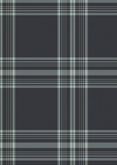 Seamless Dark Gray and Sage Green Plaid Pattern Texture