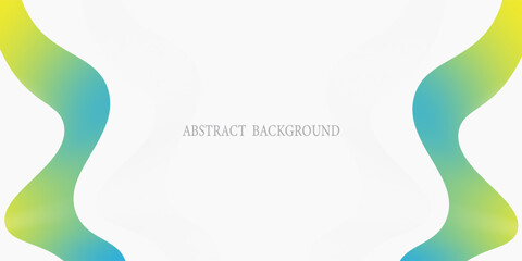 Abstract blue and yellow gradient lines on white background. Creative lines. Modern design. Suit for poster, banner, brochure, cover, flyer, book, business, website