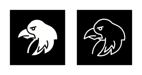 Obraz premium Bald Eagle Vector Icon