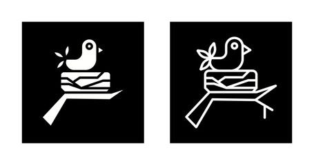 Bird Nest Vector Icon