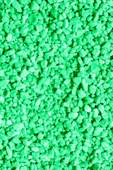 Green gravel garden yard path background backdrop.  Decorative aggregates concept.