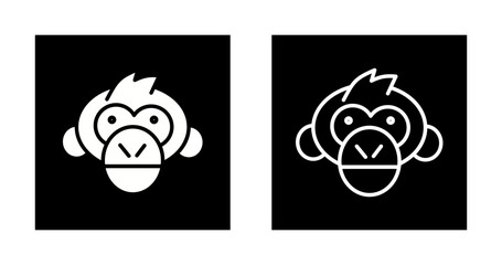 Chimpanzee Vector Icon