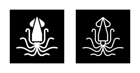 Squid Vector Icon