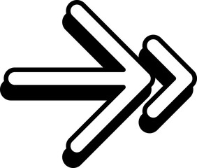 Obraz premium Next Arrow Icon
