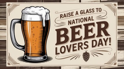 Celebrate national beer lovers day with a toast and the joy of craft brewing in your favorite pub. National Beer Lovers Day