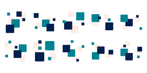 Abstract Square Decoration