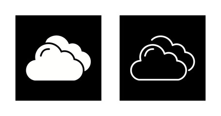 Cloudy Weather Vector Icon