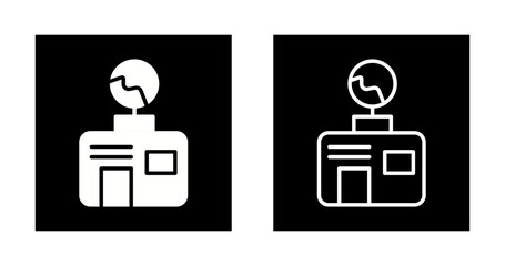 Weather Station Vector Icon
