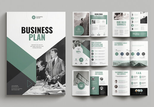Business Plan Brochure Layout