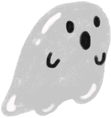Cute funny Halloween ghost