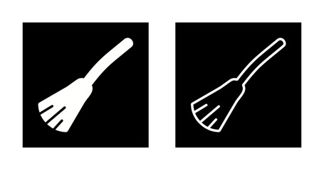 Witch Broomstick Vector Icon