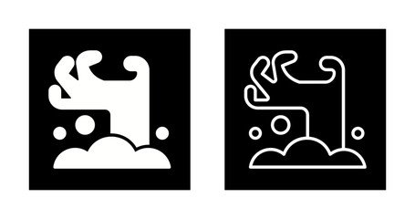 Ghostly Hand Vector Icon