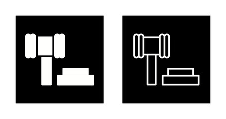 Gavel Vector Icon
