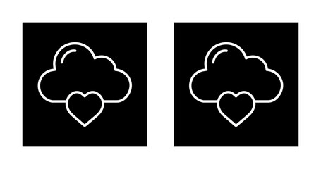 Love Cloud Vector Icon