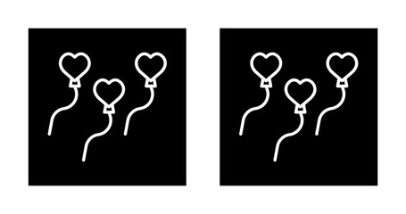 Love Balloons Vector Icon