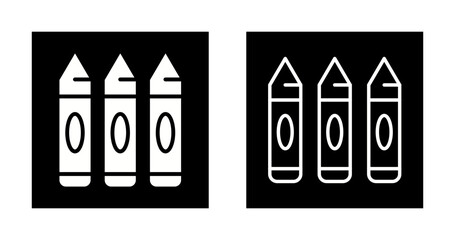 Crayons Vector Icon