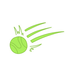 tennis ball bounce vector illustration