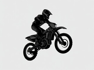 dirt bike racer vector design