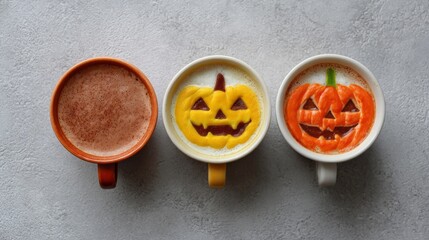 Hot cocoa and pumpkin-topped lattes exude spooky warmth during Samhain, infusing Halloween cheer with whimsical whispers