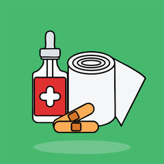 Simple and Clear First Aid Icon_Expanded Line Icon Design pt. 2