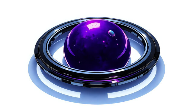 Camera lens isolated on white