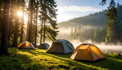 Sunrise Camping Lake Forest.