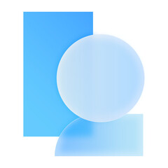 3D Box Rectangle Glassmorphism UI Icon Sign and Symbol Design Illustrator Png Svg	
