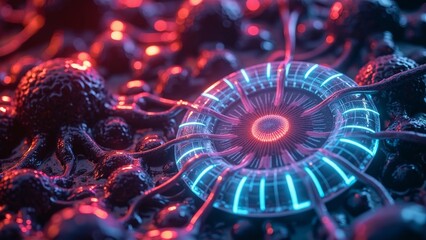 Particle Medical Art Picture