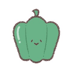 ピーマン-顔付き