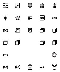 Simple and Clear  Expanded Line_Random UI Icon Version 6