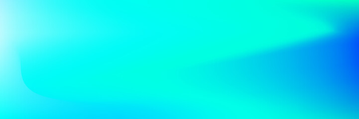 Gradient mesh aqua marine smooth background. Blue gradient mesh aquamarine teal abstract design. Emerald color bg. Vector illustration