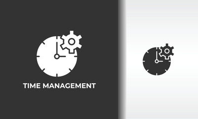 Time Management Vector, Icon Or Logo Sign Isolated Symbol Illustration