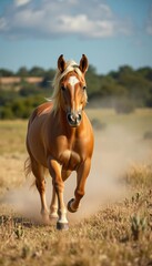 horse on the meadow