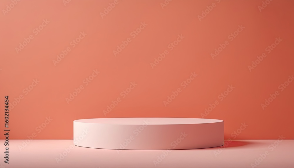 Poster Background 3d scene with podium, minimal product display mock up scene and geometric shape object. 3d render.  10