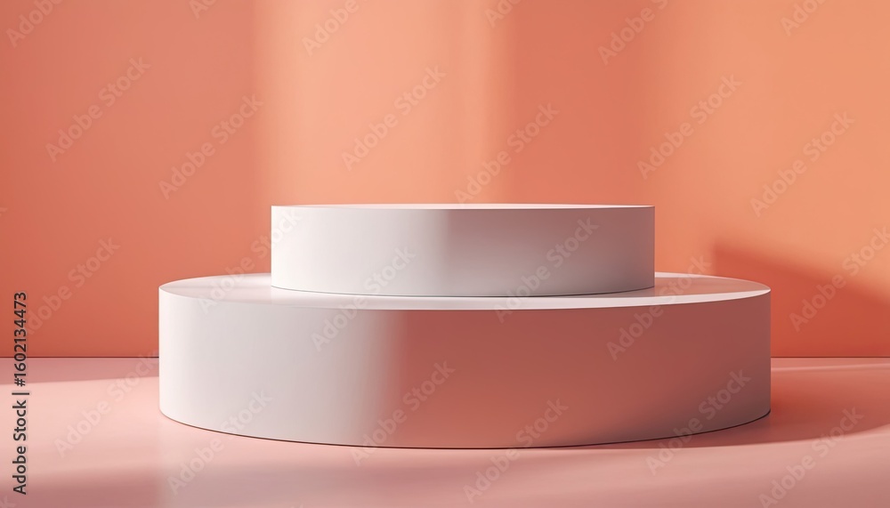 Poster Background 3d scene with podium, minimal product display mock up scene and geometric shape object. 3d render.  7