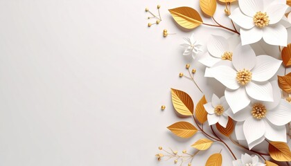 Elegant floral arrangement studio digital art minimalist design close-up view aesthetic inspiration