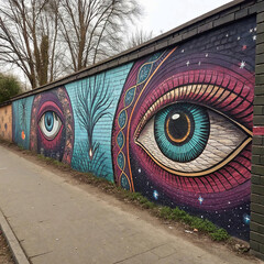 graffiti on the wall